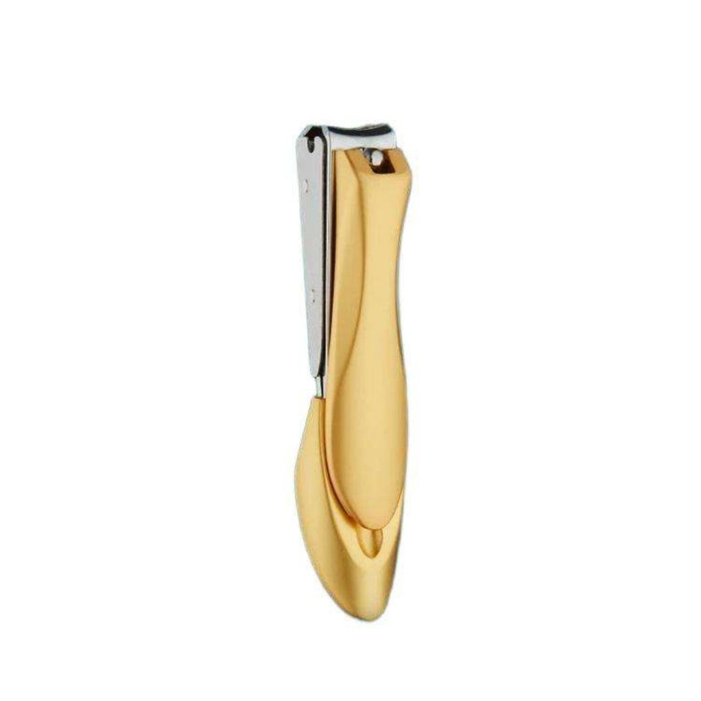 5 Piece NC-1048 Stainless Steel Nail Clippers Anti-Splash Rounded Blade Tip Curved Blade Bionics Design Manicure Pedicure Two-Pack
